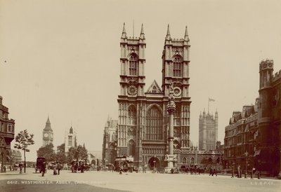 West front of Westminster Abbey by English Photographer